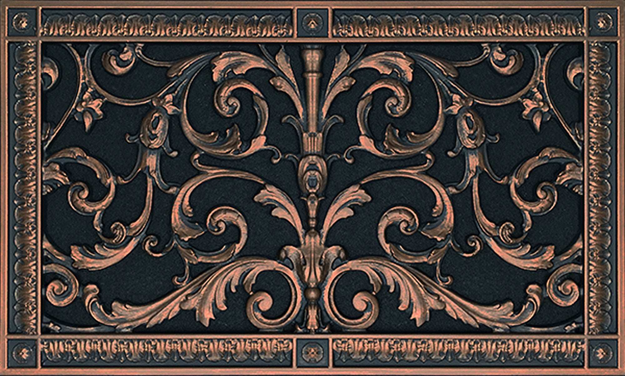 Vent Cover | Louis XIV Style Grille: Covers a 10