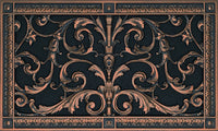 10x18 rubbed bronze decorative vent cover made by Beaux-Arts Classic Products. Unique home accent