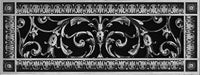 French Style-Louis XIV Grille:  Covers a 4"x14" Duct/Opening | Vent Cover