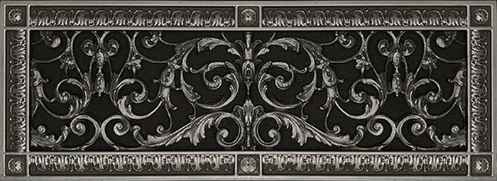 French Style-Louis XIV Grille:  Covers a 6"x20" Duct/Opening | Vent Cover