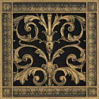 Louis XIV style decorative vent cover for an 8"x8" duct by Beaux-Arts 