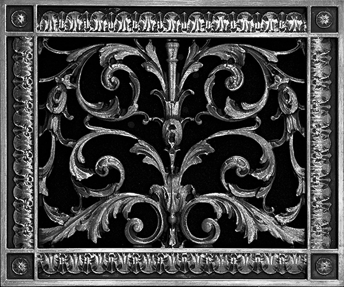 Louis XIV style vent cover by Beaux-Arts for an 8"x10" duct 