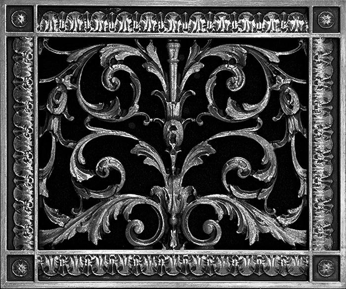 French Style-Louis XIV Grille:  Covers an 8"x10" Duct/Opening | Vent Cover