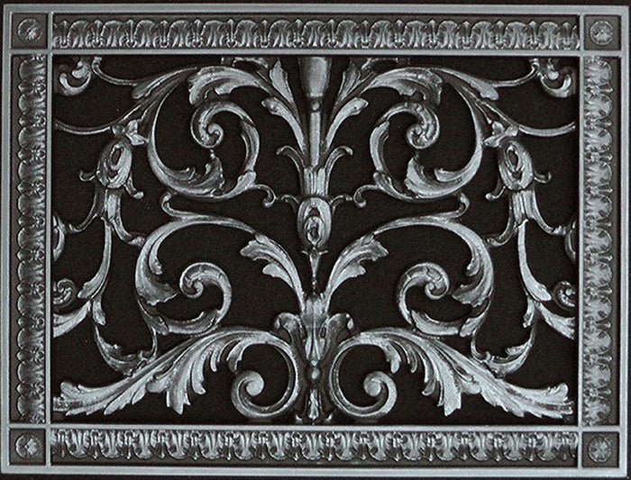 French Style-Louis XIV Grille:  Covers an 8"x12" Duct/Opening | Vent Cover