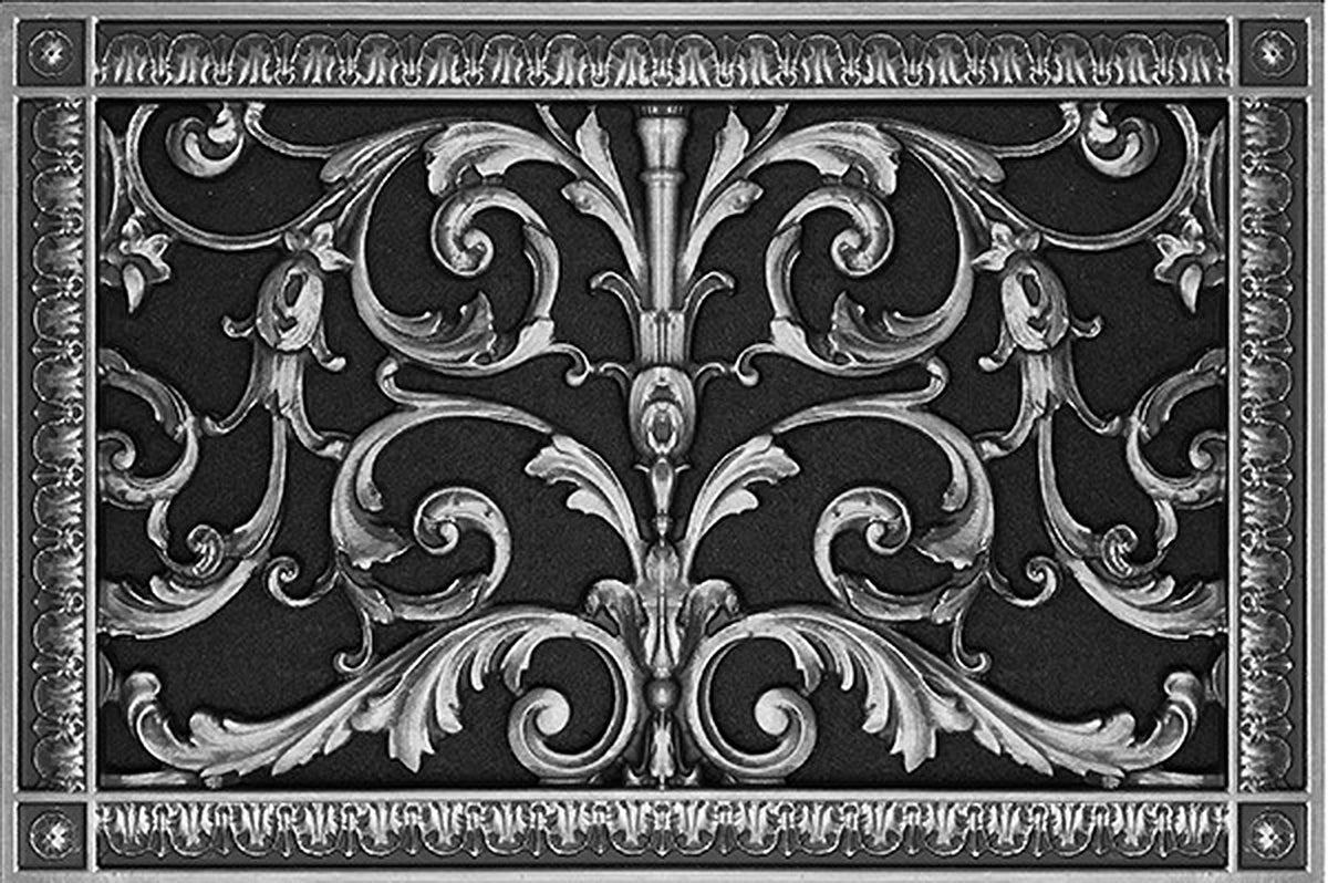 Louis XIV style vent cover made by Beaux-Arts Classic Products. 10x16 duct size