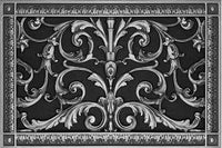 Louis XIV style vent cover made by Beaux-Arts Classic Products. 10x16 duct size