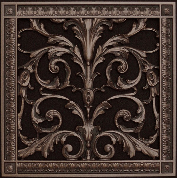 French Style-Louis XIV Grille:  Covers a 12"x12" Duct/Opening | Vent Cover