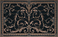 French Style-Louis XIV Grille:  Covers a 12"x20" Duct/Opening | Vent Cover