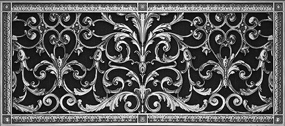 French Style-Louis XIV Grille:  Covers a 12"x30" Duct/Opening | Vent Cover