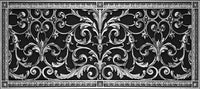 French Style-Louis XIV Grille:  Covers a 12"x30" Duct/Opening | Vent Cover