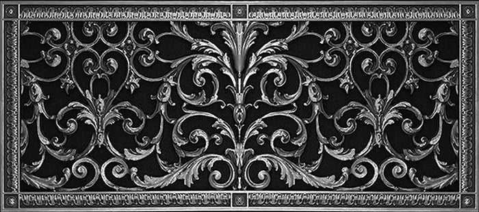 French Style-Louis XIV Grille:  Covers a 14"x30" Duct/Opening | Vent Cover