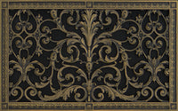 French Style-Louis XIV Grille:  Covers a 14" High x 20" Wide Duct/Opening | Vent Cover