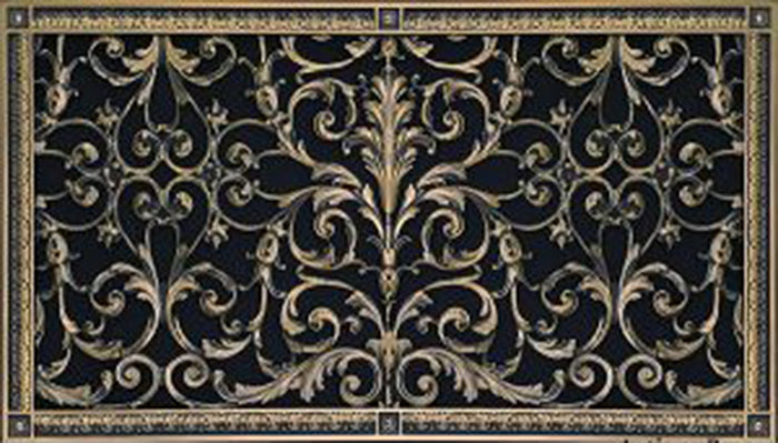 French Style-Louis XIV Grille:  Covers a 16"x30" Duct/Opening | Vent Cover