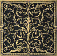 French Style-Louis XIV Grille:  Covers a 20"x20" Duct/Opening | Vent Cover