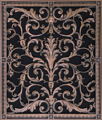 French Style-Louis XIV Grille:  Covers a 24"x20" Duct/Opening | Vent Cover