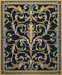 French Style-Louis XIV Grille:  Covers a 20" High x 16" Wide Duct/Opening | Vent Cover