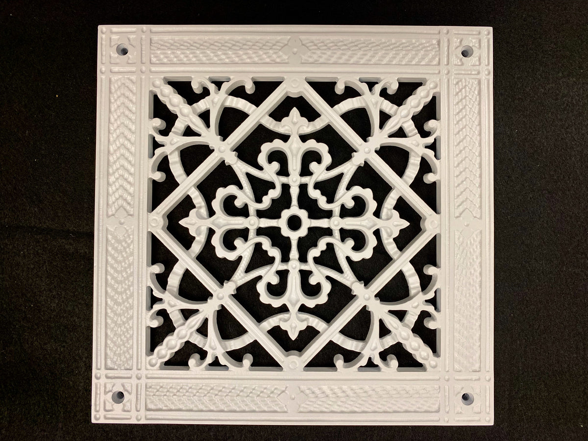 Craftsman Style Grille:  Covers an 8"x 8" Duct/Opening | Vent Cover