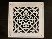Craftsman Style Grille:  Covers an 8"x 8" Duct/Opening | Vent Cover