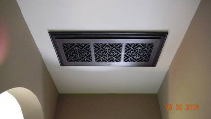 Arts and Crafts Style HVAC Filter Grilles