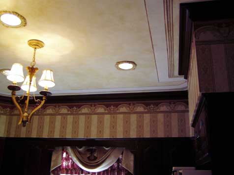 Louis XIV decorative ceiling recessed light trims