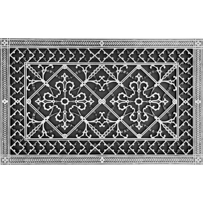 Decorative grille Craftsman style Arts and Crafts 12" x 20" In Antique Brass finish.
