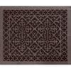 Decorative grille Craftsman style Arts and Crafts 20" x 24" in Rubbed Bronze finish.