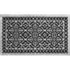 Decorative grille Craftsman style Arts and Crafts 20" x 36" in Nickel finish