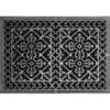 Decorative grille Craftsman style Arts and Crafts 20" x 30" in Pewter finish.