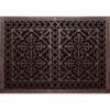 Decorative grille Craftsman style Arts and Crafts 20" x 30" in Rubbed Bronze Finish.
