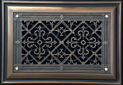 Arts and Crafts Style Foundation Grille Vent Cover