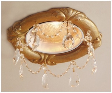6″ Tuscany Recessed Light Chandelier #RC-108-2ClearTear