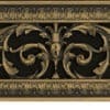 Louis XIV 4x14 decorative grille in Antique Brass finish