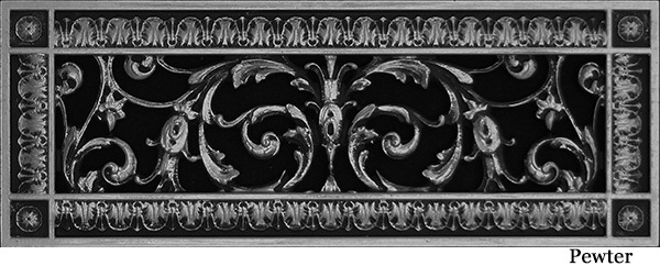 Decorative Vent Cover French Style Louis XIV Grille Covers Duct 4"×14"