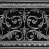 Louis XIV decorative vent cover in Pewter