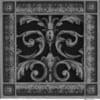 Louis XIV decorative vent cover 6x6 in Pewter finish