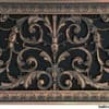 Decorative grille in Louis XIV style 8x14 in Rubbed Bronze finish.