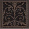 Louis XIV decorative grille 12x12 in Rubbed Bronze