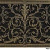 Louis XIV decorative grille 14x24 in Antique Brass finish