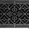 Arts and Crafts decorative vent cover 8x12 in Pewter finish
