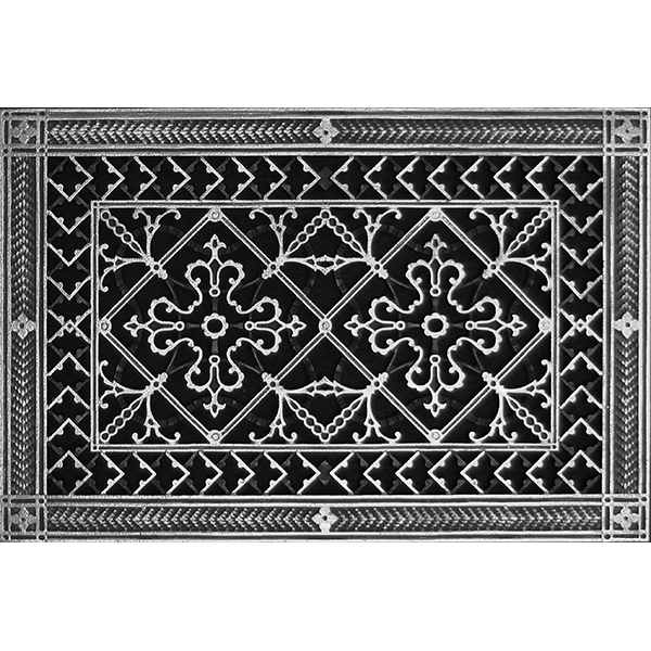 Arts and Crafts Decorative Grille 10x16 in Pewrter