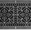 Arts and Crafts decorative vent cover 10x20 in Nickel finish