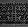 Arts and Crafts decorative grille 10x20 in Pewter finish