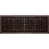 Arts and Crafts decorative grille 12x36 in rubbed bronze