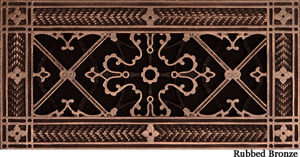 Decorative Vent Cover Craftsman Style Arts and Crafts Grille Covers a Duct Size 4" ×10"