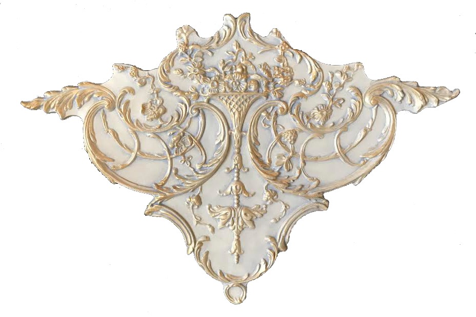 ceiling corner Louis XV in Stone Gold Finish