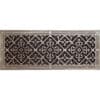 Decorative Grille Craftsman Style Arts and Crafts 8" x 24" in Antique Brass Finish.