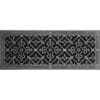 Decorative Grille Craftsman Style Arts and Crafts in Pewter Finish.