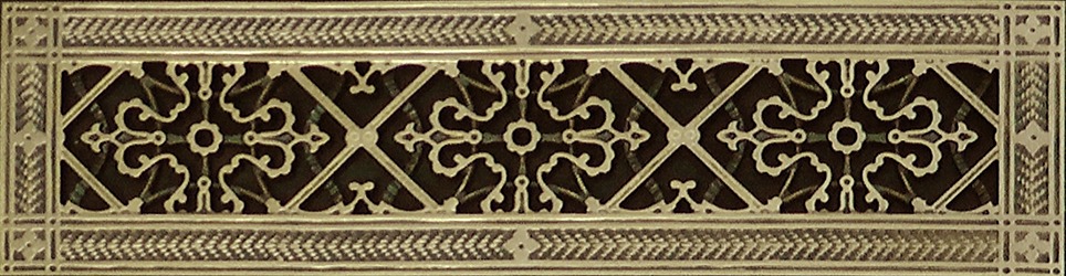 Decorative Grille Arts and Crafts Style 4" x 20"