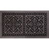 Decorative grille Craftsman style Arts and Crafts 16" x 30" in Rubbed Bronze FinishFinish
