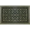 Decorative grille Craftsman Style Arts and Crafts 14" x 24" in Antique Brass Finish.